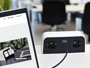 Aufbausteckdose NETBOX Juke mit USB-Ladegerät A + C