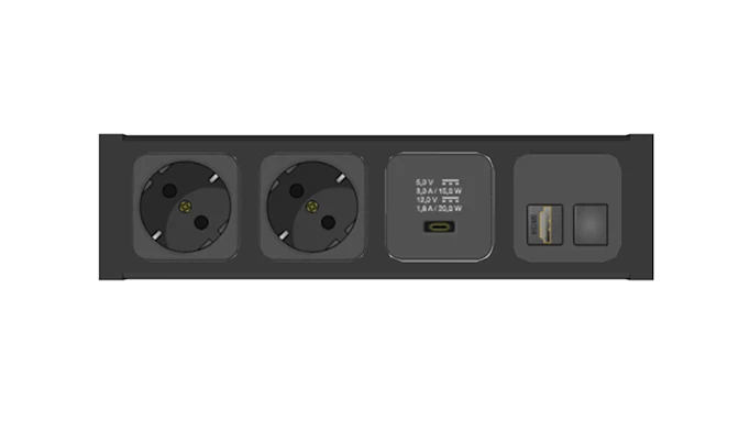 NETBOX Entry, Built-in sockets - A. & H. Meyer