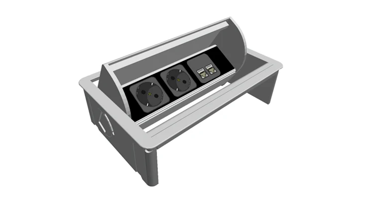NETBOX Axial Comfort, Built-in sockets - A. & H. Meyer