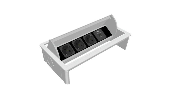 NETBOX Axial Comfort, Built-in sockets - A. & H. Meyer