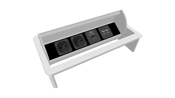 NETBOX Axial II Comfort, Built-in sockets - A. & H. Meyer