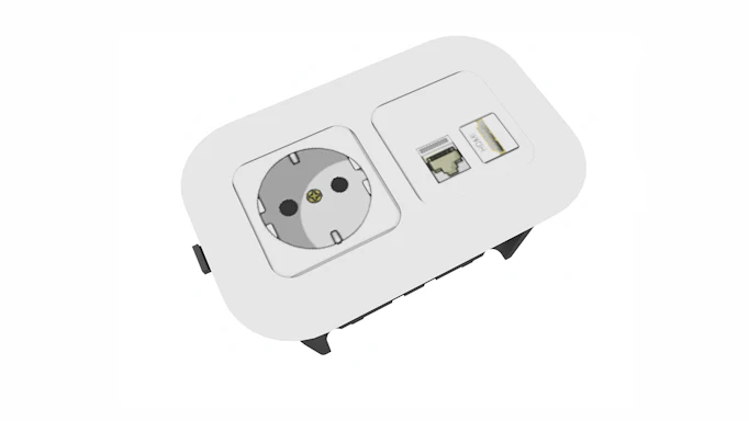 NETBOX Flush, Built-in sockets - A. & H. Meyer