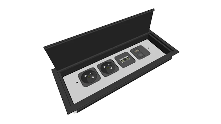 NETBOX Compact, Built-in sockets - A. & H. Meyer