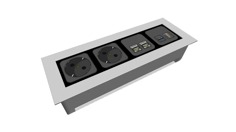 NETBOX Style, Built-in sockets - A. & H. Meyer
