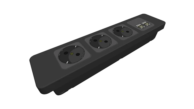 NETBOX MEB, Built-in sockets - A. & H. Meyer