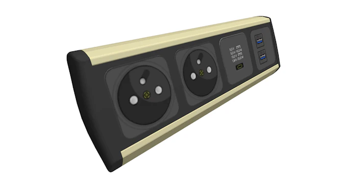NETBOX Leaf+, Desktop sockets - A. & H. Meyer