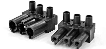 GST18/3 Stecker und Buchse schwarz GST18/3 Stecker und Buchse schwarz
