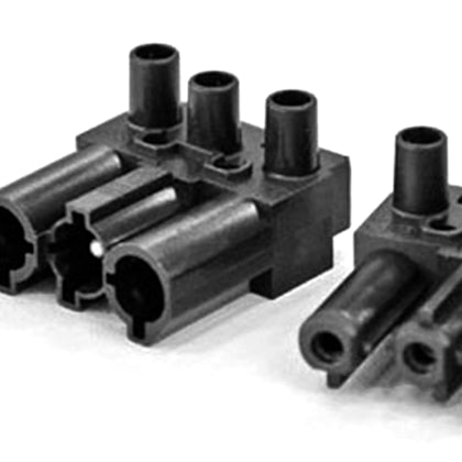 GST18/3 plug and socket black GST18/3 plug and socket black
