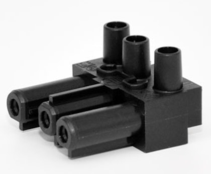 GST18/3 contactdoos zwart GST18/3 contactdoos zwart