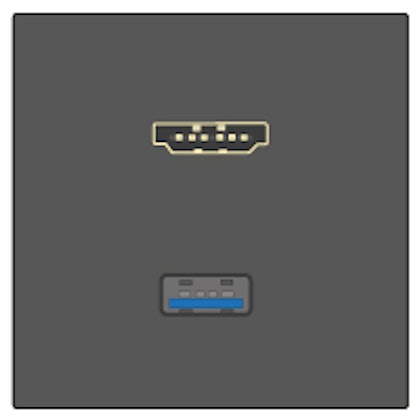 HDMI, USB 3.2 Type A Generation 1 HDMI, USB 3.2 Type A Generation 1