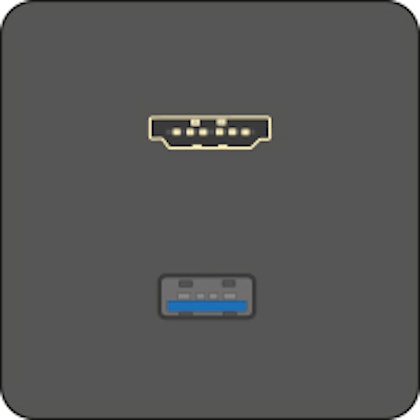 HDMI, USB 3.2 Type A Generation 1 HDMI, USB 3.2 Type A Generation 1
