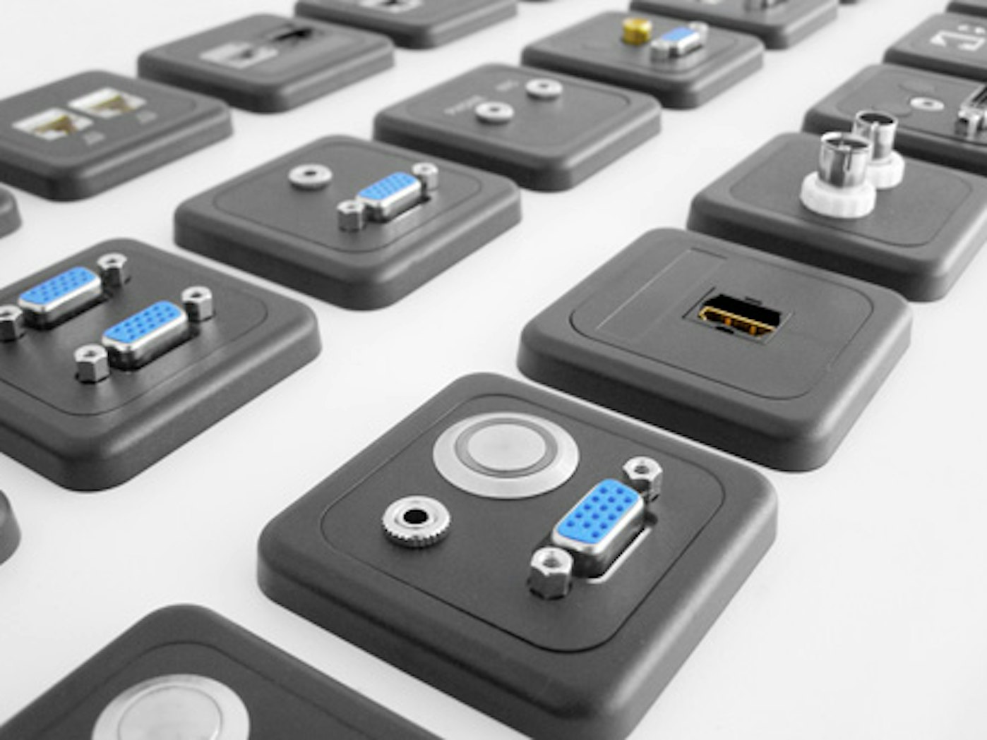 Audio and video modules for NETBOX sockets - A. & H. Meyer