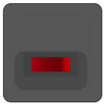 Switch 1-pole (horizontal), illuminated, recessed Switch 1-pole (horizontal), illuminated, recessed