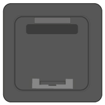 Data tunnel with closed blank Data tunnel with closed blank