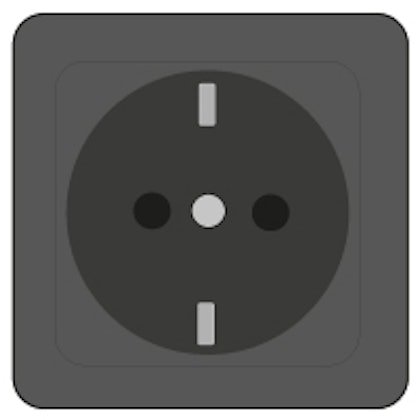 Schuko (senkrecht) Schuko (senkrecht)
