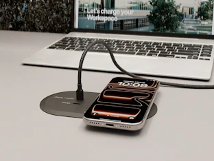 NET+ Puk Combi with socket and wireless charger - A. & H. Meyer