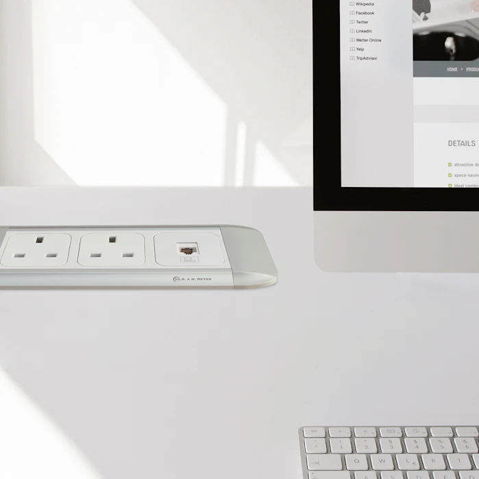 NETBOX Line, Built-in sockets - A. & H. Meyer
