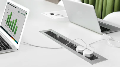 Netbox Smart Power Sockets and Cable Management for Office Furniture in Asia - A ...