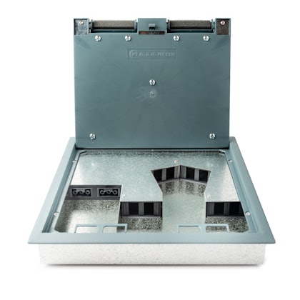 Floor Box PD Opened Front View Floor Box PD Opened Front View