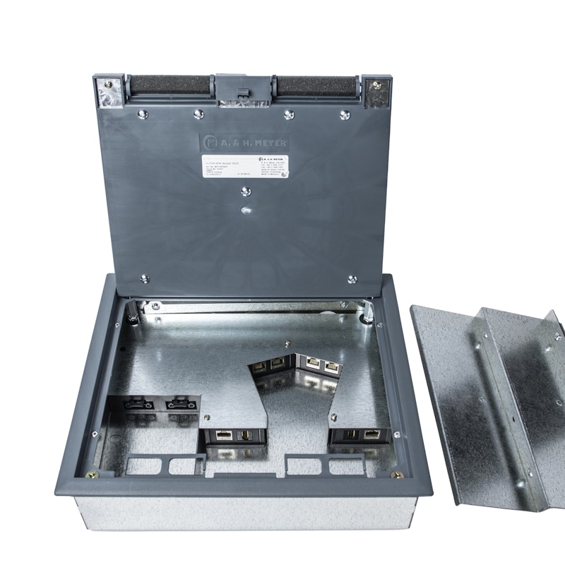 Floor Box RPD Full Set Front View Floor Box RPD Full Set Front View